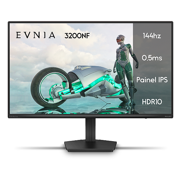 Monitor Gamer Philips EVNIA 23.8" Full HD 144Hz 0,5ms - 24M2N3200NF