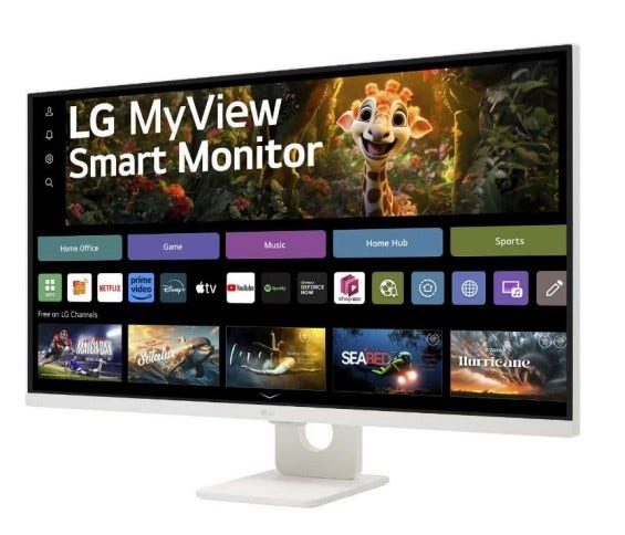 Monitor LG MyView Smart 32" 4K UHD VA 60Hz 5ms - 32SR73U-W