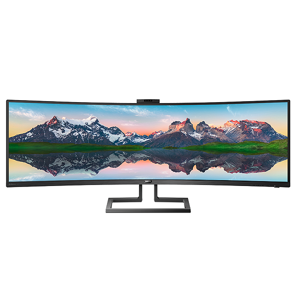 Monitor Philips Curvo SuperWide 49" VA com Webcam - 499P9H