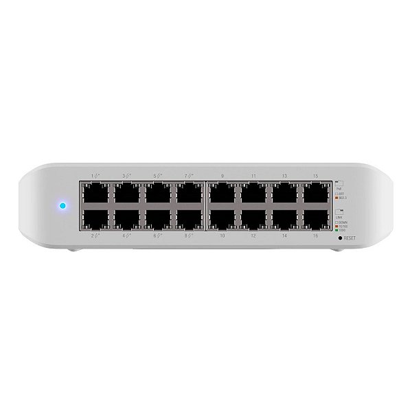 Switch Ubiquiti UniFi Lite 16 PoE 8P POE/POE+ - USW-LITE-16-POE