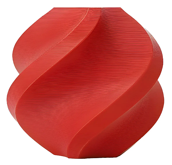 Filamento PLA Lite Bambu Lab Refil (Sem Carretel) para Impressora 3D Vermelho - A18-R0-1.75-1000-SPLFREE