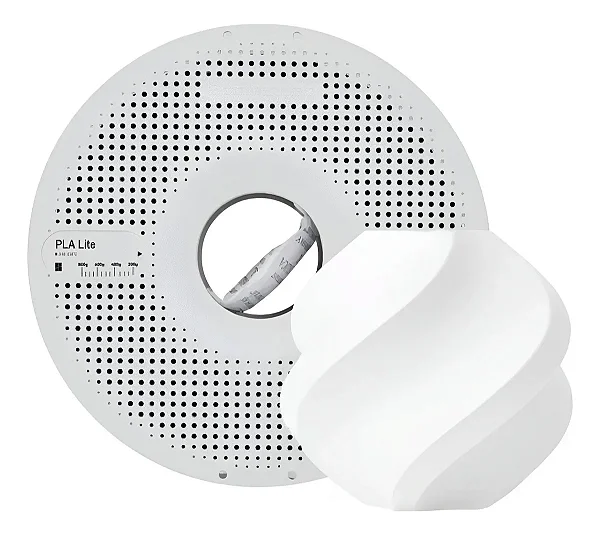 filamento Bambu Lab PLA Basic na cor Jade White (Branco Jade) - A00W11751000SPL