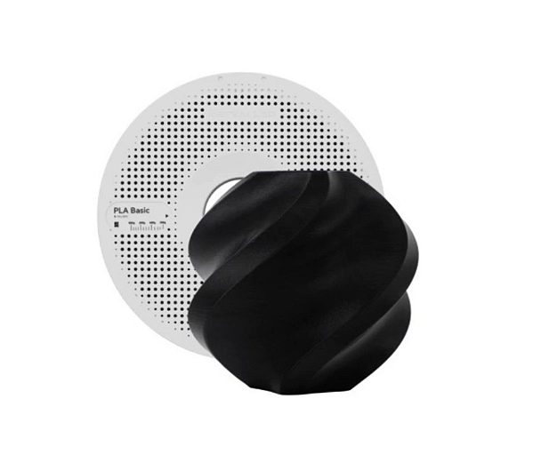 FILAMENTO BAMBU LAB PLA PRETO COM CARRETEL REUTILIZAVEL, 1,75MM A00K01751000SPL