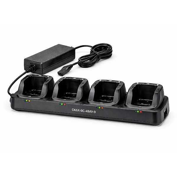 Carregador de Baterias Honeywell para Coletores CK6X com Quatro Posições - CK6X-BC-4BAY-0