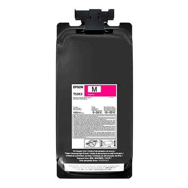 Cartucho de Tinta Epson F6470 Magenta 1600ml - T53K320