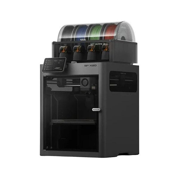 Impressora 3d Bambu Lab X2D Combo 220V Com Ams 2 Pro - PF004-P+SA007-EU