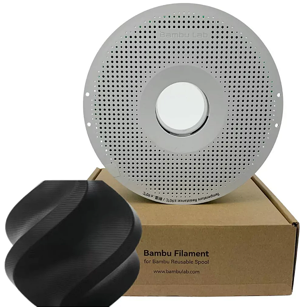 Filamento Petg Basic Preto Com Carretel Reutilizavel Bambu Lab - 3203