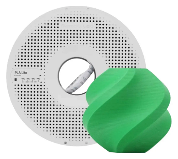 Filamento Bambu Lab Pla Lite Verde Com Carretel Reutilizavel, 1,75mm A18g11751000spl