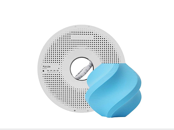 Filamento Bambu Lab Pla Lite Ciano Com Carretel Reutilizavel, 1,75mm A18b01751000spl