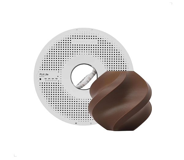 Filamento Bambu Lab Pla Lite Cocoa Brown Com Carretel Reutilizavel, 1,75mm A18n01751000spl