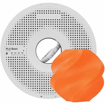 Filamento Bambu Lab Pla Basic Laranja Com Carretel Reutilizavel - 2767