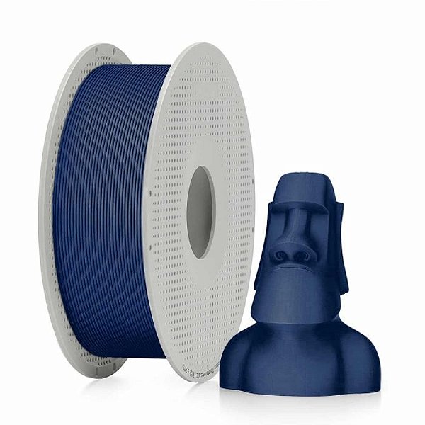 Filamento Bambu Lab Pla Matte Azul Escuro Com Carretel, 1,75Mm  A01B61751000Spl / (A01-B6-1.75-1000-Spl)
