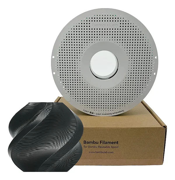 Filamento Bambu Lab Tpu 90a Preto Com Carretel Reutilizavel - 1,75mm - U03-k0-1.75-1000-spl