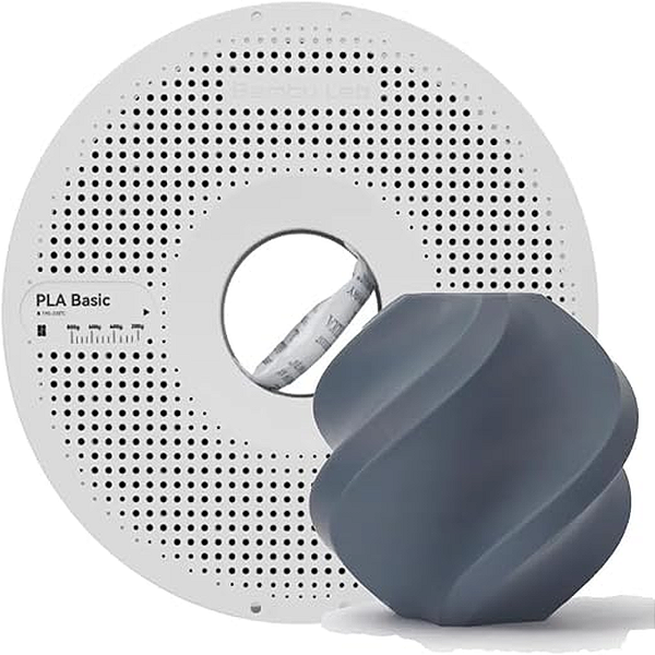 Filamento Bambu Lab PLA Basic 1,75mm 1kg Carretel Blue Grey - A00-B1-1.75-1000-SPL