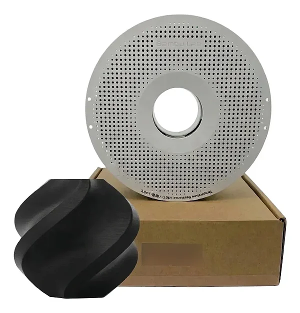 Filamento PETG HF Bambu Lab p/ Impressora 3D Preto C/ Carretel - G02K01751000SPL