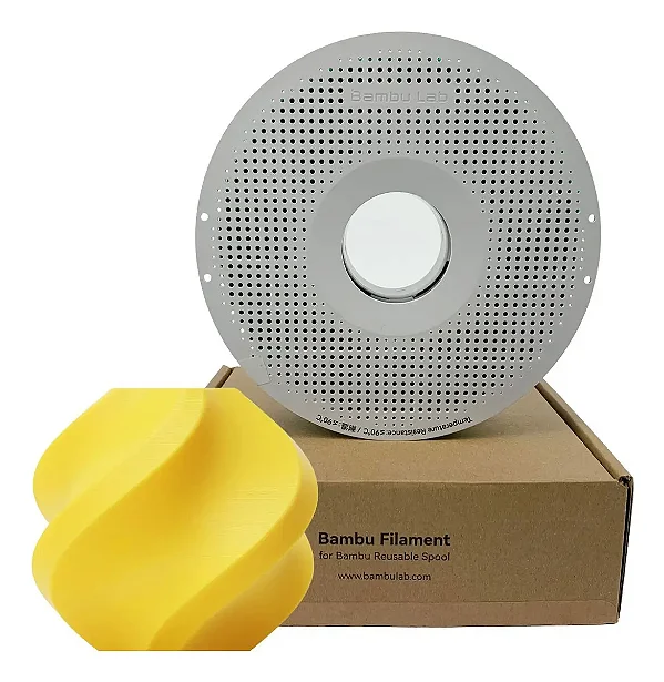 Filamento Bambu Lab Petg Hf Amarelo 1,75mm C/ Carretel - G02Y01751000SPL