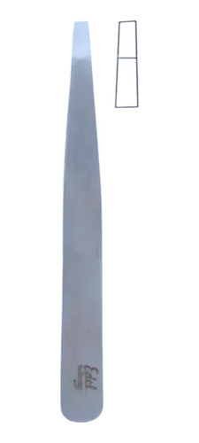 Pinça EDEL-SOLINGEN Aço Inox Reta