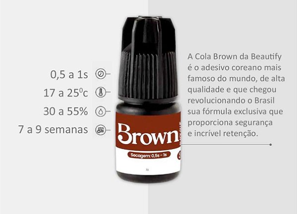 Adesivo Beautify PRO 3g Brown