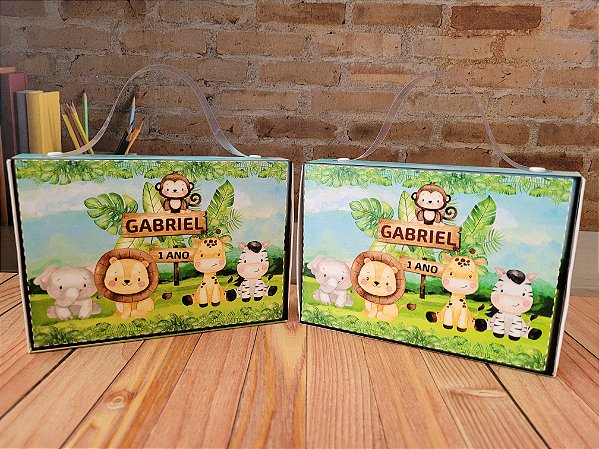 Baby kit colorir e modelar com caixinha maleta de papel