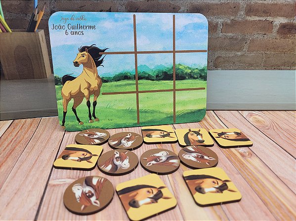 Jogo da velha personalizado -  MDF - 19x14cm