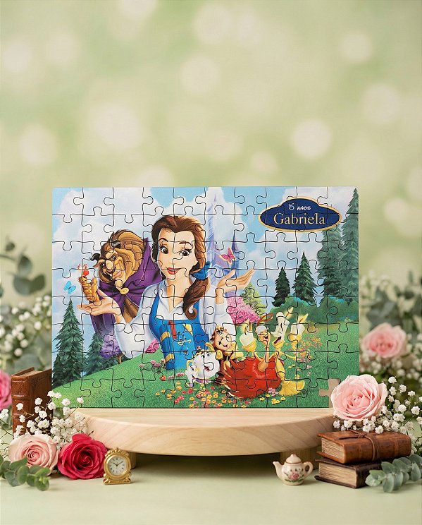 Quebra-cabeça 40x28cm MDF com saquinho