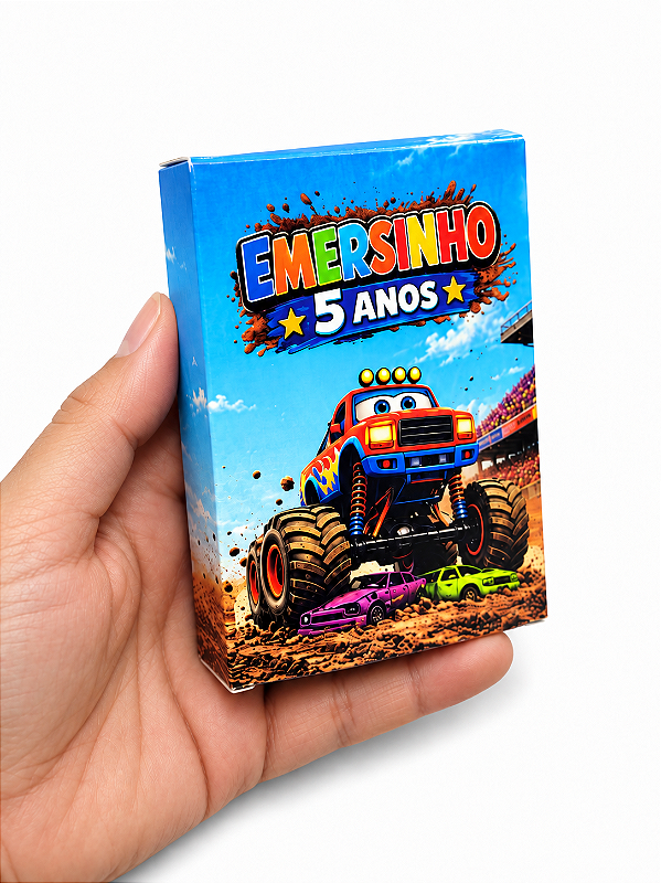Jogo mini UNO com caixinha - personalizado
