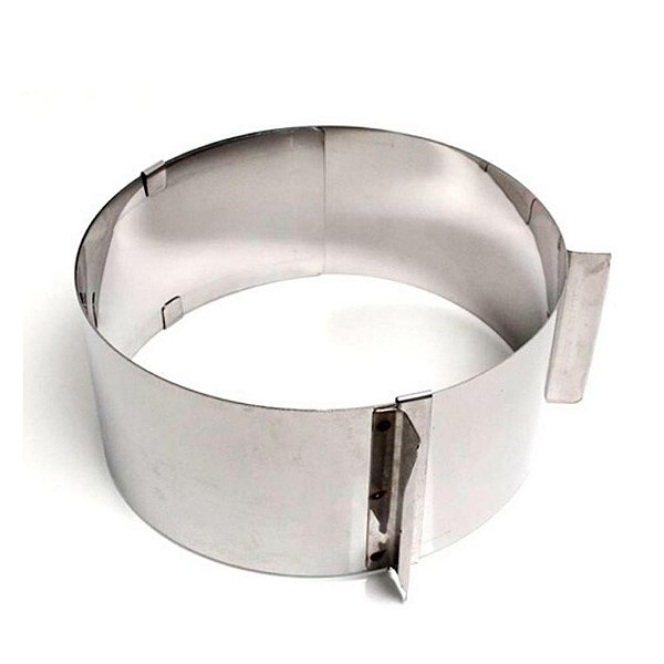 Aro Ajustável Para Bolo Em Inox Ke Home