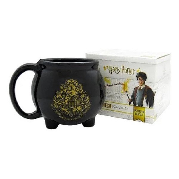 Caneca Formato 3D Caldeirão Hogwarts 500 ML
