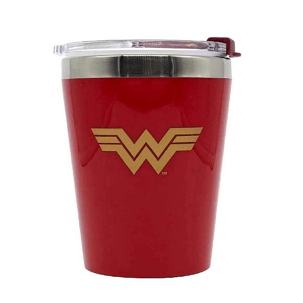 Copo Viagem Snap Mulher Maravilha 300 Ml