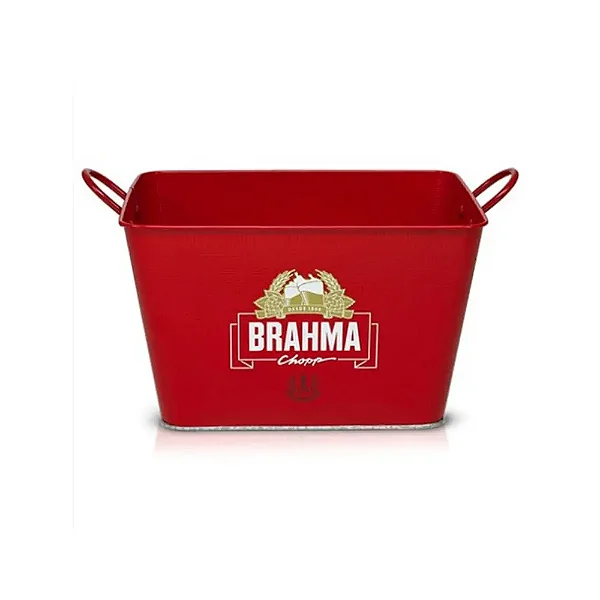 Balde em Alumínio para Gelo Retangular Brahma