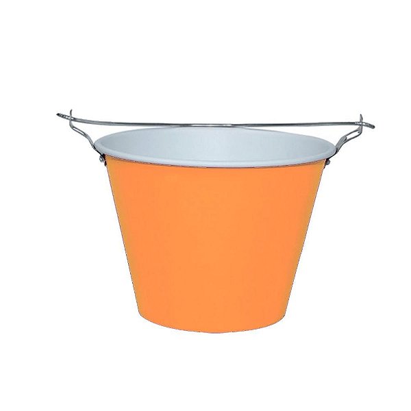 Balde Para Gelo Neon Orange Soft Touch 5 Litros