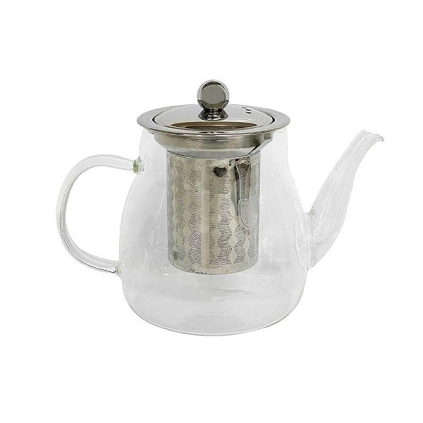 Bule Para Chá Em Vidro Borossilicato 400 Ml