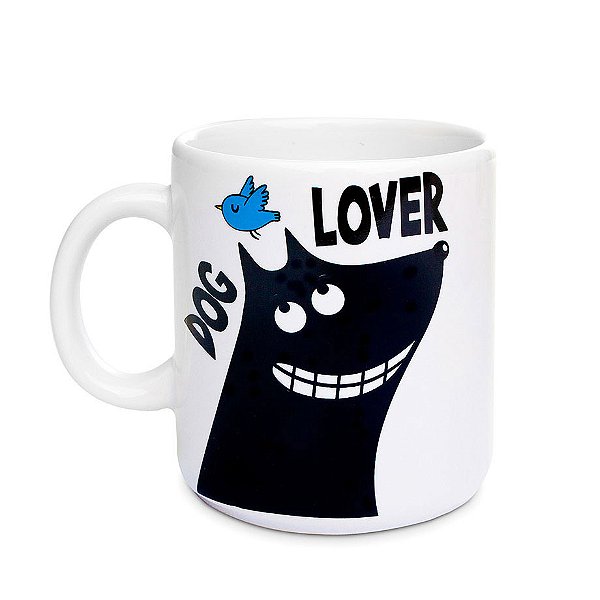Caneca Branca Dog Lover 270 Ml