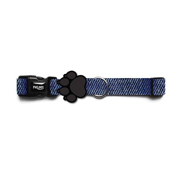 Coleira Para Pet Jeans G