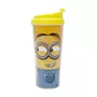 Copo Térmico Minions Bob Looking Amarelo 8,5 x 17,5 cm