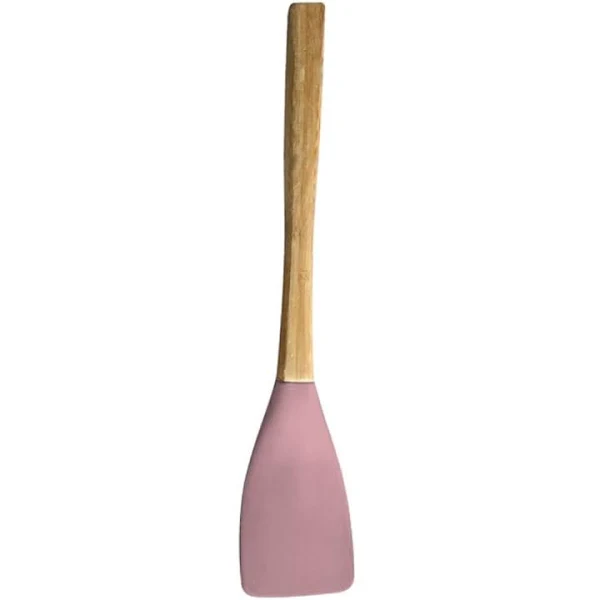 Espátula de Silicone com Cabo de Madeira Rosa FEN7168G