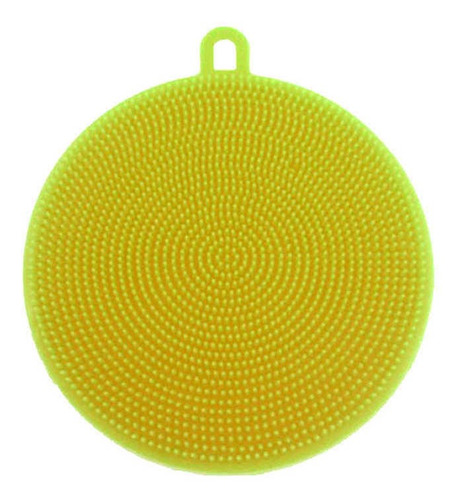 Esponja Em  Silicone Multi-uso Amarela Esponja Em Silicone Multi-uso Amarela