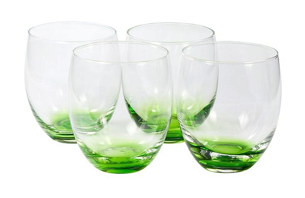 Jogo De 4 Copos Em Vidro Dof 450 Ml