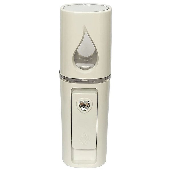 Mini Umidificador E Aromatizador De Ar Com Led 20 Ml Branco