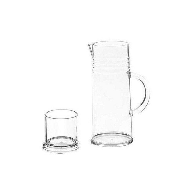 Moringa Em Acrílico Com Copo Bed Side 650 Ml