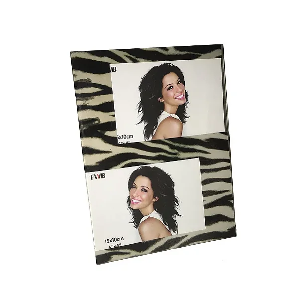 Porta Retrato De Vidro Zebra -Pc R.98327