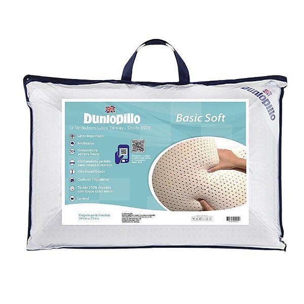 Travesseiro Basic Soft Dunlopillo
