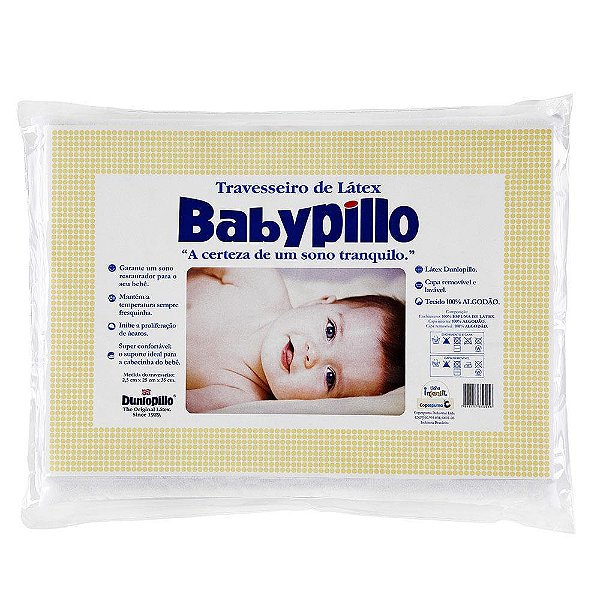 Travesseiro Latex Babypillo 25X35