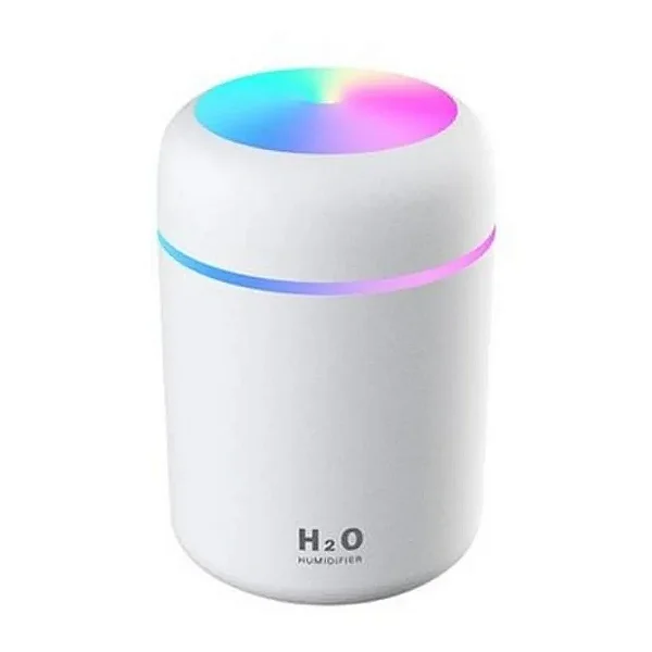 Umidificador De Ar Com Led 300Ml 4048 Branco