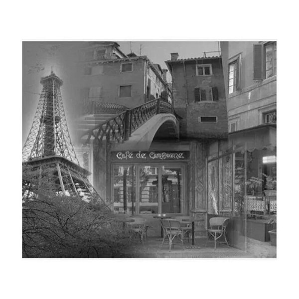 Quadro Quadrado Paris 30X30X2,5Cm R.D164420