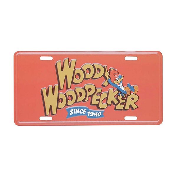 Placa Carro Aluminio Uvl Wp Since 1940 Fd Vermelho R.41675