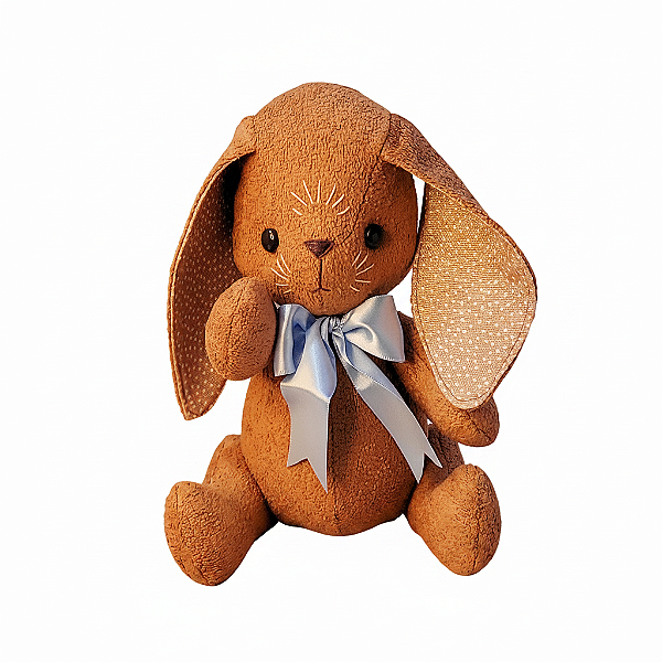 Coelho de Páscoa boneco cor caramelo