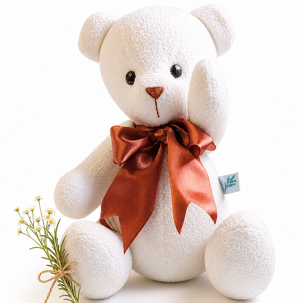 Urso Suspiro mini em tecido