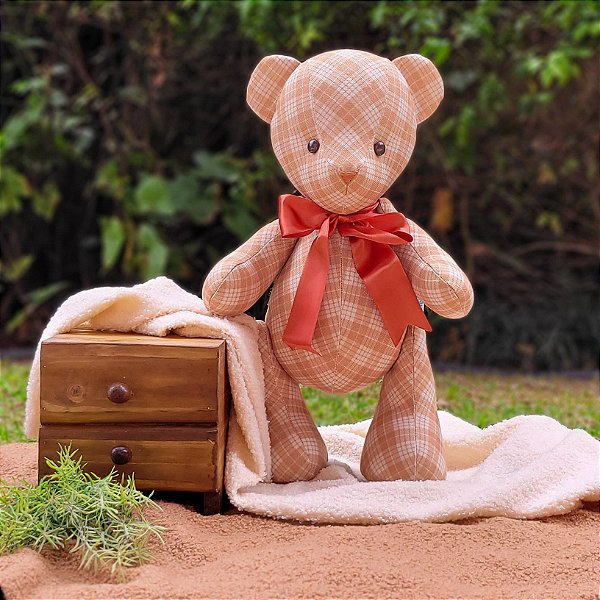 Urso Peti Petá - Caramelo Xadrez