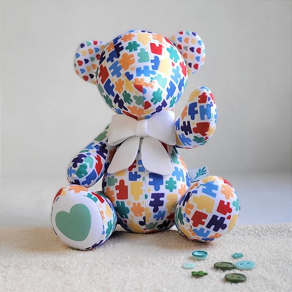 Urso Peti Petá Acolher-verde